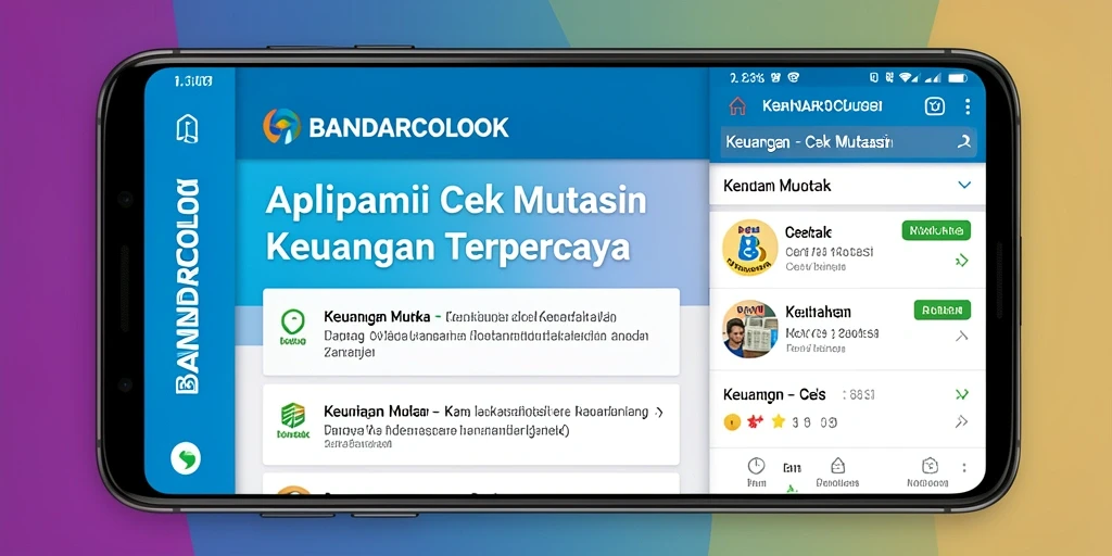 Tampilan antarmuka BANDARCOLOK yang jelas untuk cek mutasi.