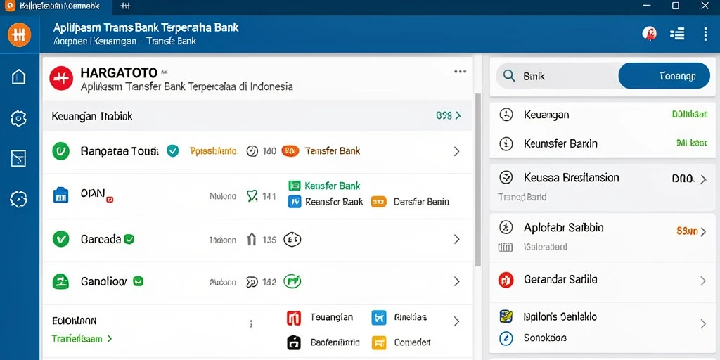 Tampilan antarmuka HARGATOTO yang modern dan user-friendly.